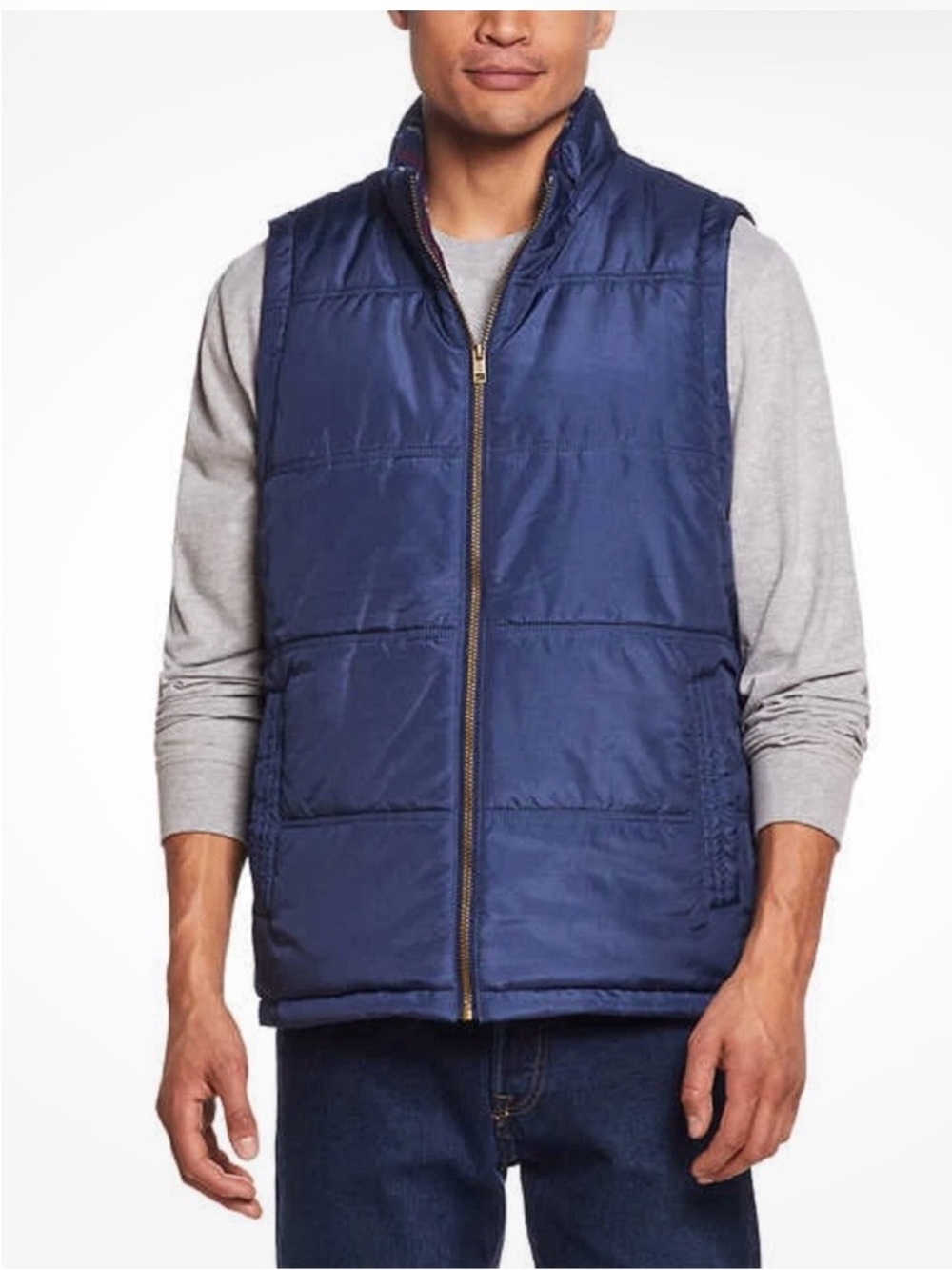 Weatherproof Vintage Quilted Vest NWT  | Large Navy Warm Lined Outdoor Layer